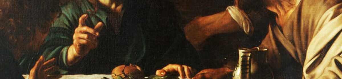 Banner cena di emmaus particolare