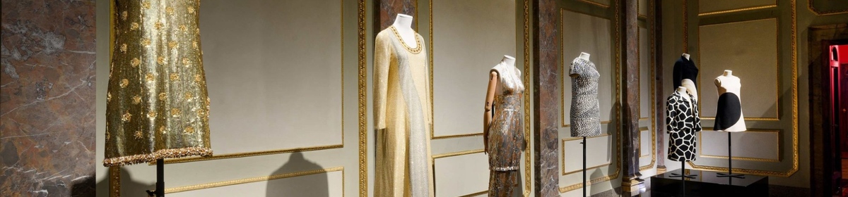 Banner sala museo della moda e del costume palazzo pitti